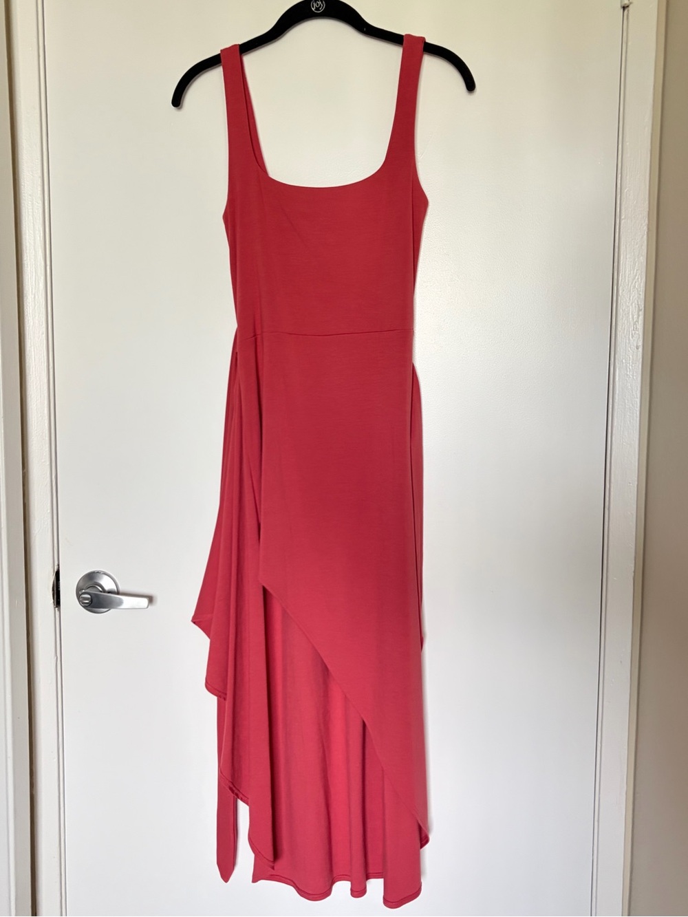 Aritzia Coral Wrap Saturn Midi Dress